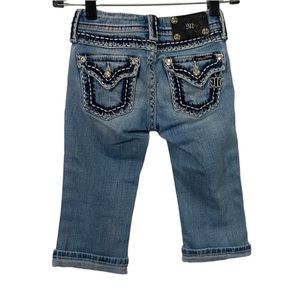 Miss Me girls cuffed capri Jeans